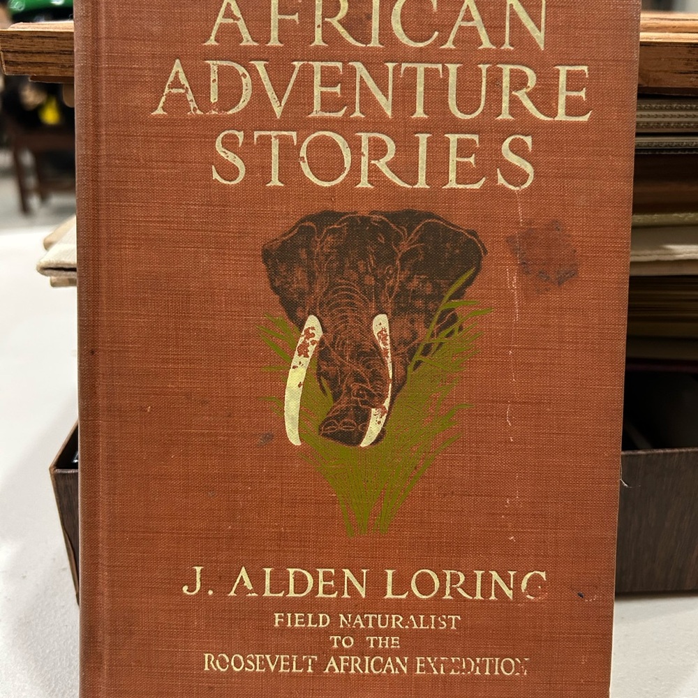 African Adventure Stories by J. Alden Loring - Brown Hardcover